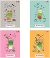 Zeszyt A4/32K linia dwukolorowa Matcha Mood(15szt) - tantis.pl