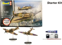 Revell Starter Kit - Spitfire Mk.Ia&Hurricane Mk.I