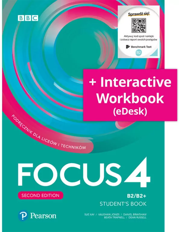 Focus 4. Second Edition. Student's Book (Podręcznik) + Kod (Digital Resources + eBook + MyEnglishLab). B2/B2+. Język angielski - tantis.pl