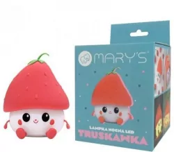 Lampka nocna LED truskawka