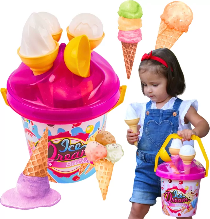 Zestaw do piasku lody MIX - tantis.pl