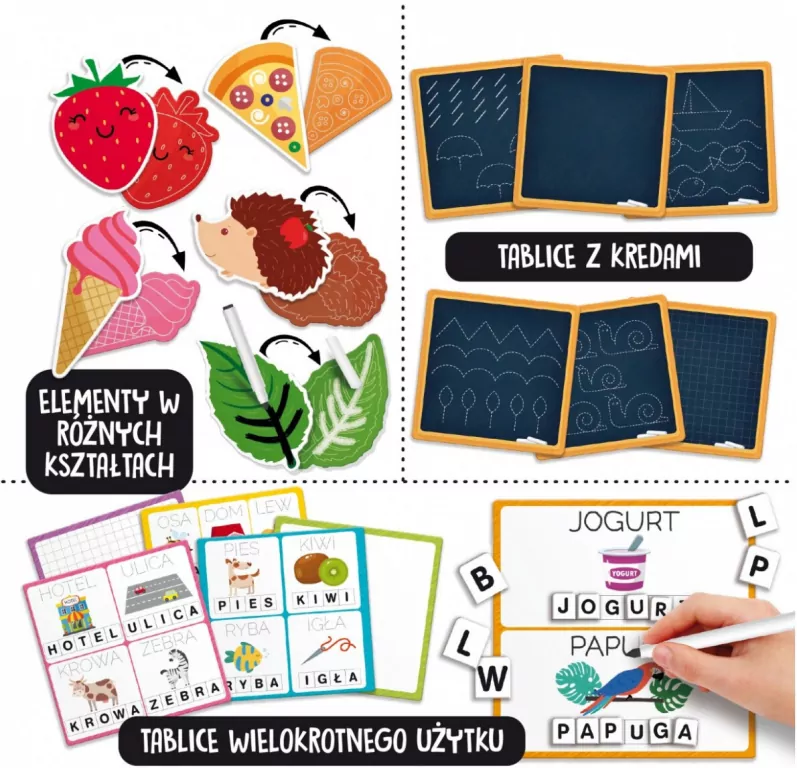 Montessori. Tablice edukacyjne - tantis.pl