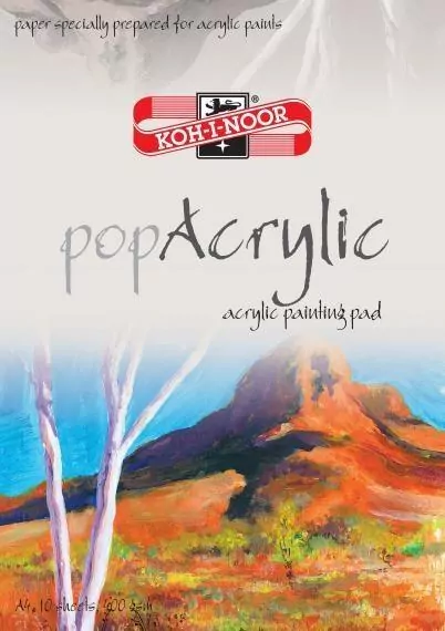 Blok "POP ACRYLIC" A4 10ark - tantis.pl