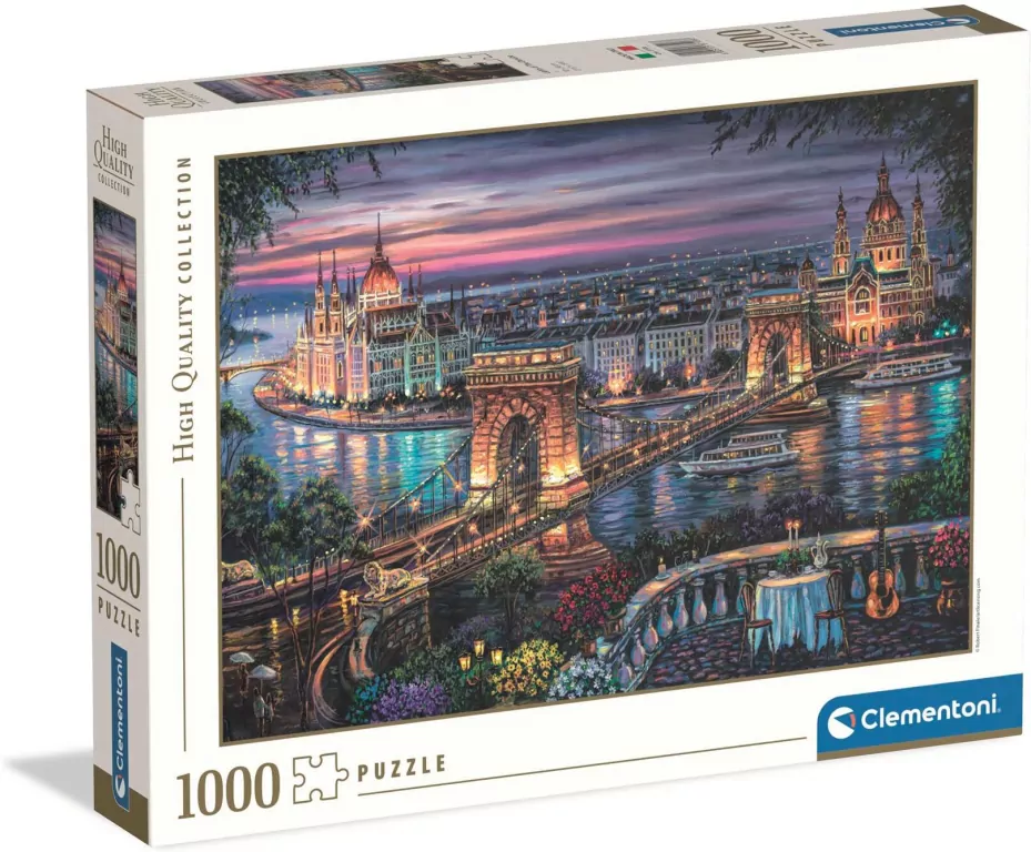 Puzzle 1000 Lights of the Danube - tantis.pl