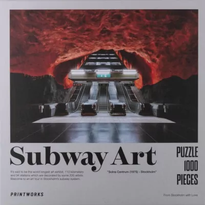 Puzzle 1000. Subway Art Fire