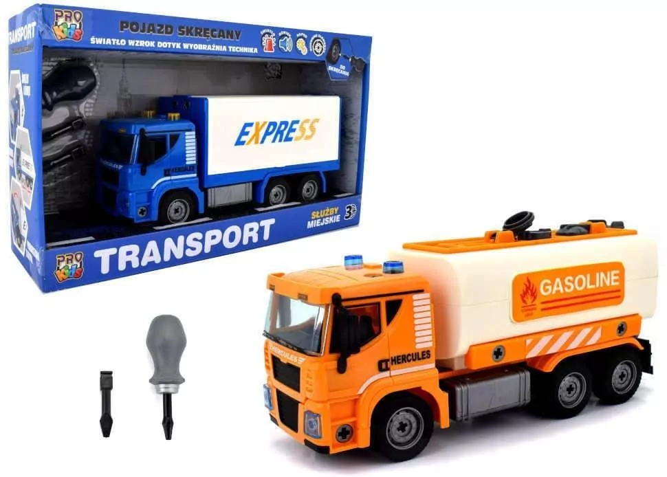 Pojazd do skręcania. Pojazd transportowy mix - tantis.pl