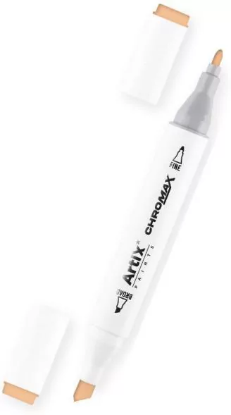 Marker Chromax z 2 końcówk yellow orche 101 - tantis.pl