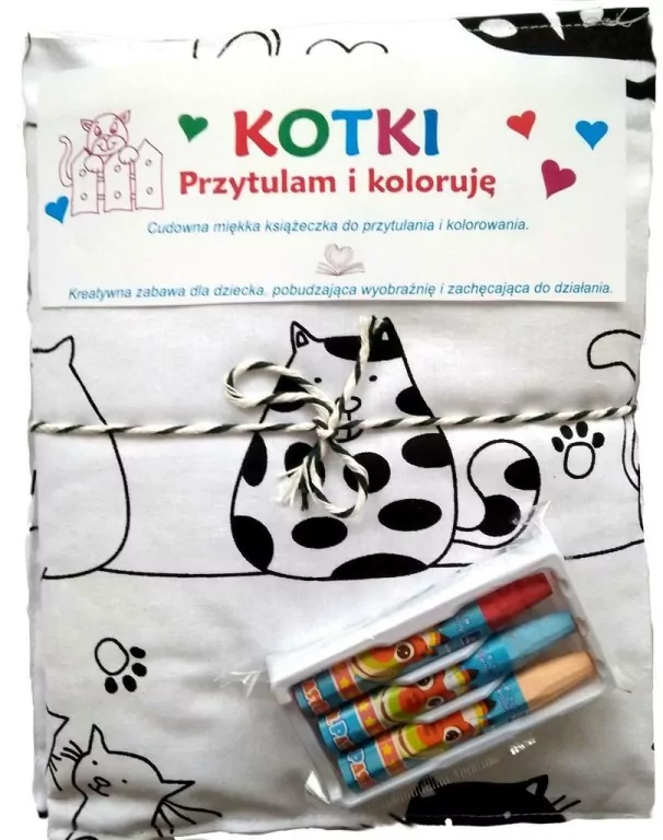 Przytula i koloruję. Kotki - tantis.pl