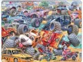 Układanka Monster Trucks Race Maxi - tantis.pl