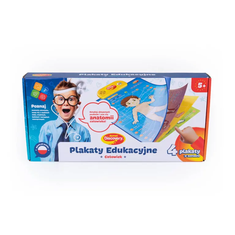 Edukacyjne plakaty. Człowiek - tantis.pl