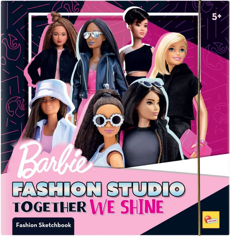 Barbie Sketch Book Together Fashion Studio - tantis.pl