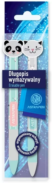 Długopis wymazywalny 0,5mm Animals ASTRA - tantis.pl