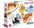 Clementoni. Moje pierwsze puzzle. Wild animals - tantis.pl