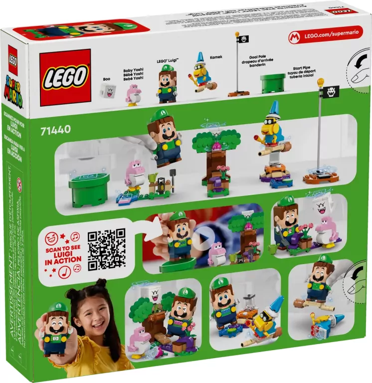 LEGO® Super Mario. Przygody z figurką Luigi  71440 - tantis.pl