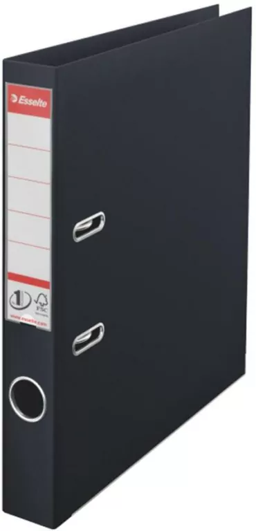 Esselte. Segregator A4/50, Czarny ESS 811470 - tantis.pl