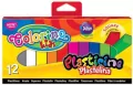Plastelina Colorino Kids kwadratowa, 12 kolorów - tantis.pl