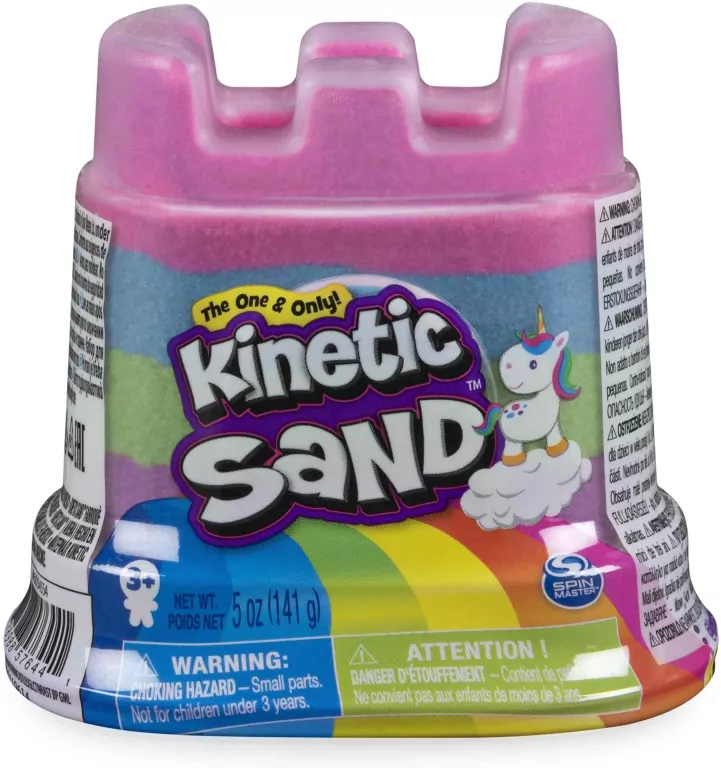 Piasek kinetyczny Kinetic Sand Mini Tęczowy Zamek - tantis.pl
