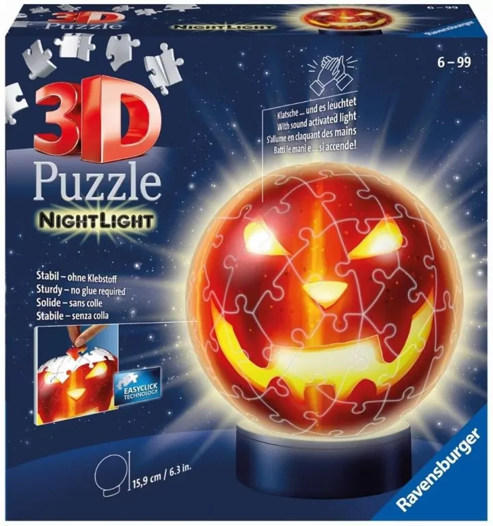Puzzle 3D 72. Dynia świecąca w ciemności - tantis.pl