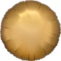 Balon foliowy Lustre satynowy złoty okrągły 43cm - tantis.pl