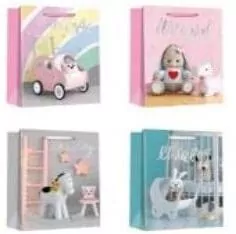 Torebka prezentowa 26x32x10cm, mix