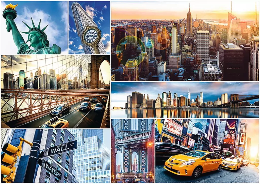Puzzle 4000. Nowy Jork. Kolaż. 45006 - tantis.pl