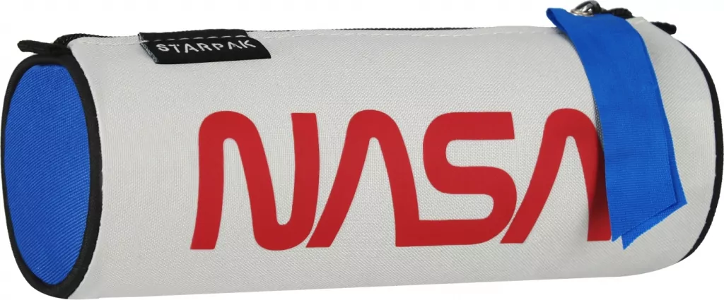 Piórnik tuba 1 zamek NASA popielaty - tantis.pl