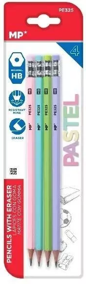 Ołówek z gumką HB pastel - tantis.pl
