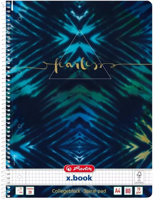 Brulion na spirali A4/80K kr New Batik FL - tantis.pl