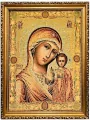 Obraz Haftowany Matka Boża Kazańska 42x32cm - tantis.pl