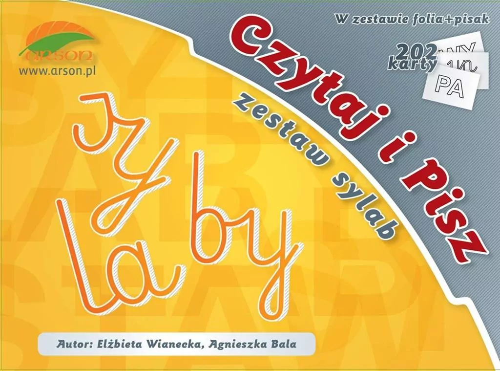Zestaw sylab. Czytaj i pisz - tantis.pl