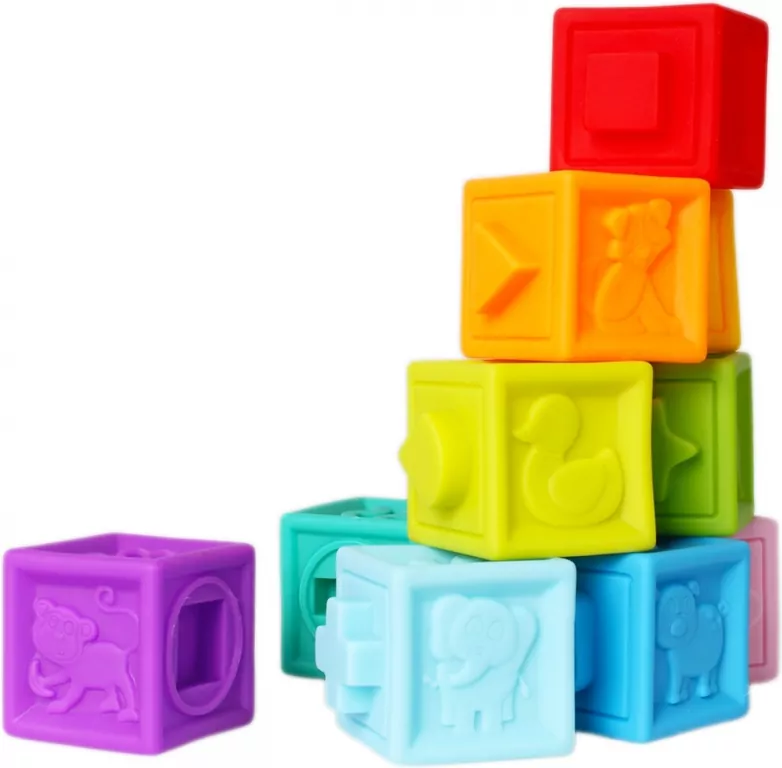 Gumowe klocki 10 sztuk - tantis.pl