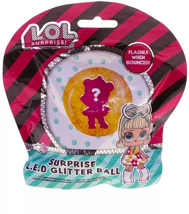 L.O.L. Surprise brokatowa piłka świecąca w saszetce - tantis.pl