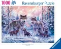 Puzzle 1000 Śnieżne wilki - tantis.pl