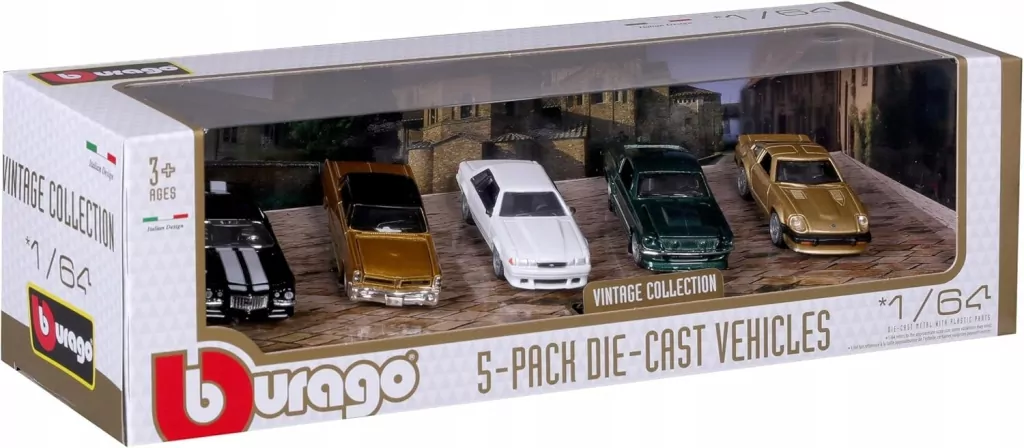 Vintage Collection 5-pak 1:64 BBURAGO - tantis.pl