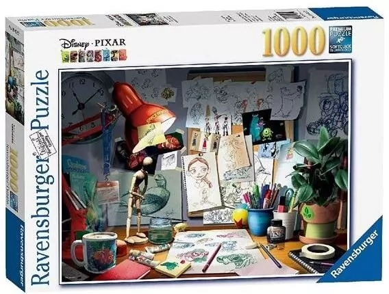 Puzzle 1000 Artystyczne biurko - tantis.pl