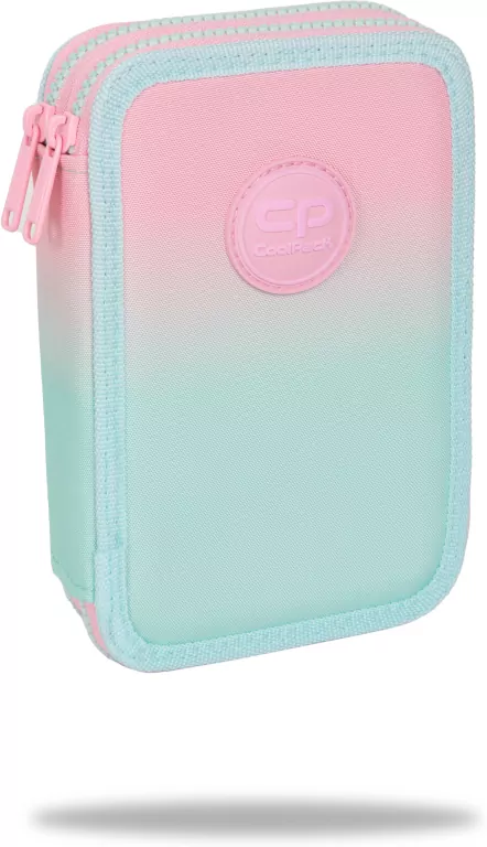 Piórnik 2-komorowy z wyposażeniem. Coolpack. Jumper 2. Gradient strawberry - tantis.pl