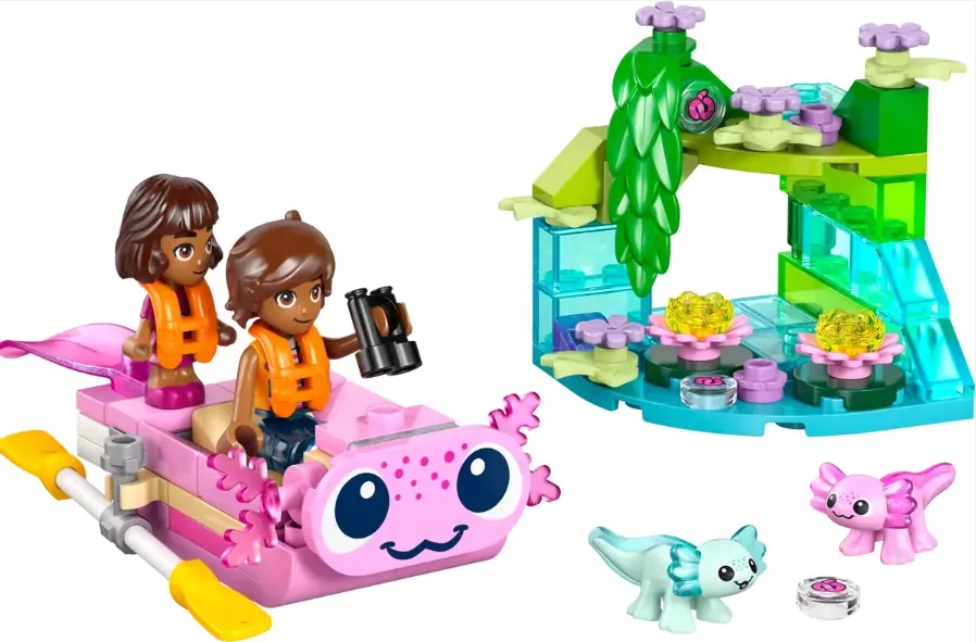 LEGO® Friends Przygoda na aksolotlowej łodzi 42681 - tantis.pl