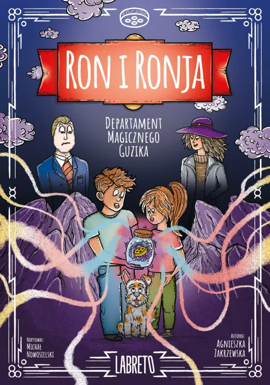 Ron i Ronja T.1 Departament magicznego guzika - tantis.pl