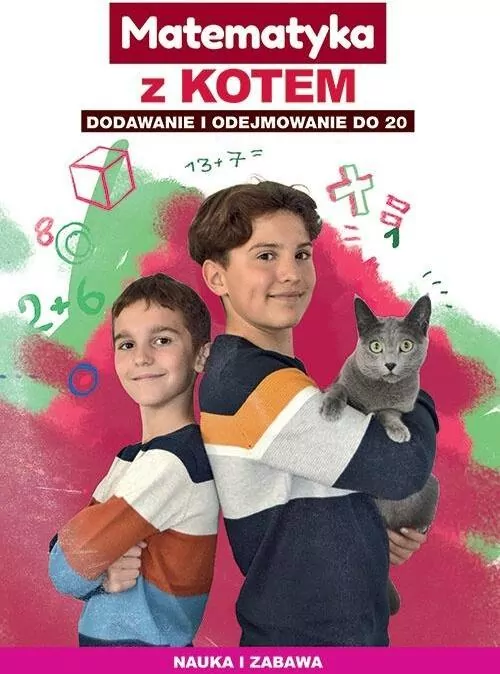 Matematyka z kotem. Dodawanie i odejmowanie do 20 - tantis.pl