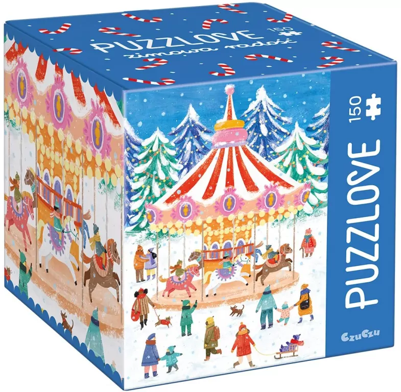 Puzzlove CzuCzu Zimowa radość 150el - tantis.pl