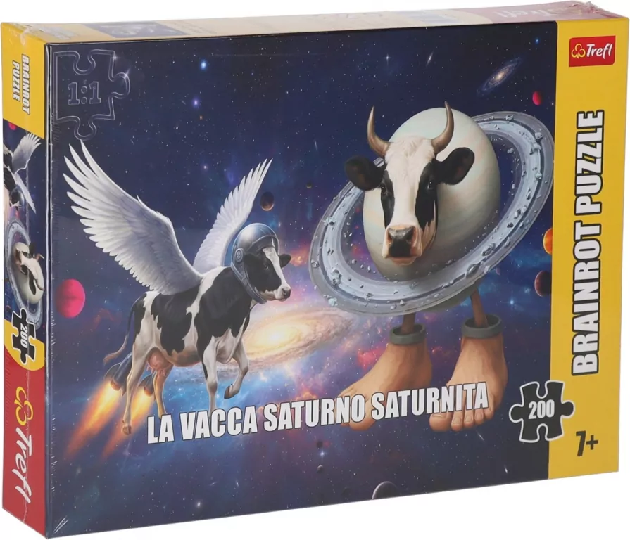 Puzzle 200 La Vacca Saturno Saturnita TREFL - tantis.pl