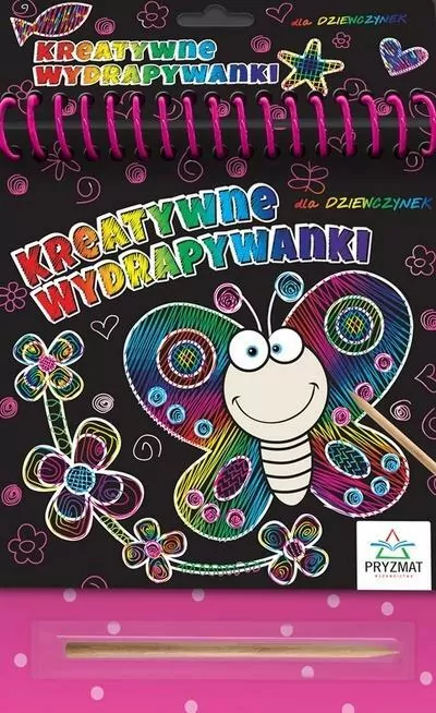 Kreatywne wydrapywanki dla dziewczynek - tantis.pl