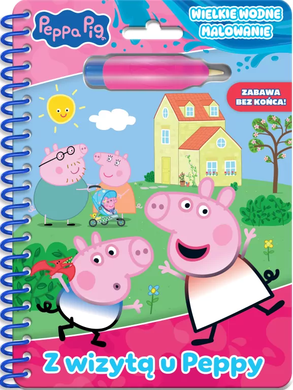 Peppa Pig Wielkie wodne malowanie Z wizytą u Peppy - tantis.pl