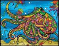 Kolorowanka welwetowa 47x35cm Ośmiornica - tantis.pl