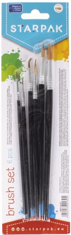 Zestaw 6 pędzli - tantis.pl