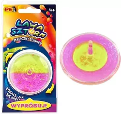 Magiczny spinner Lawa Sztorm różowo-zielony
