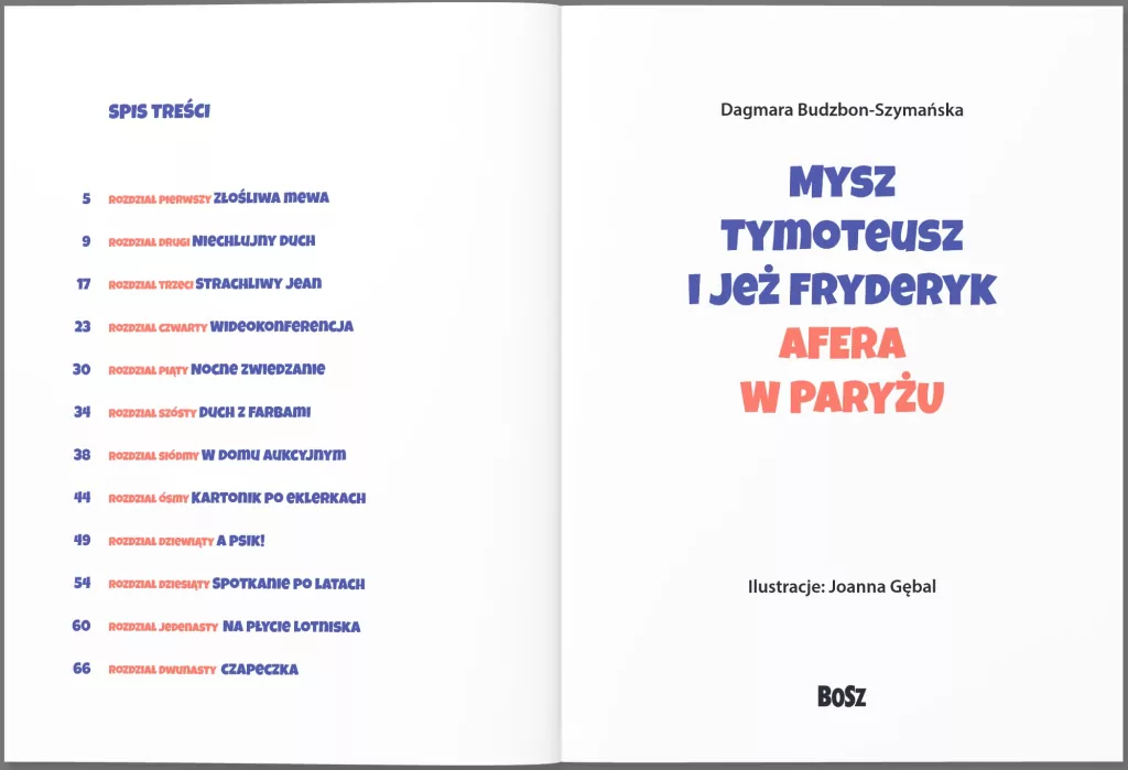 Mysz Tymoteusz i jeż Fryderyk. Afera w Paryżu - tantis.pl