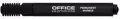 Marker permanentny ścięty 1-5mm czarny (12szt) - tantis.pl