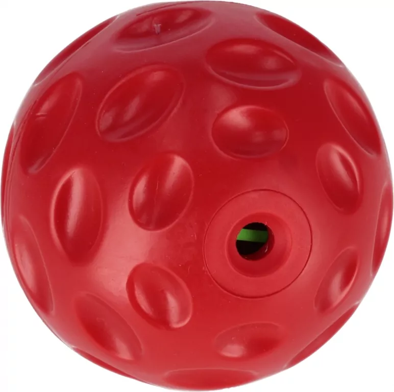 Piłka dla Psa dźwięk 9,5cm czerwona - tantis.pl