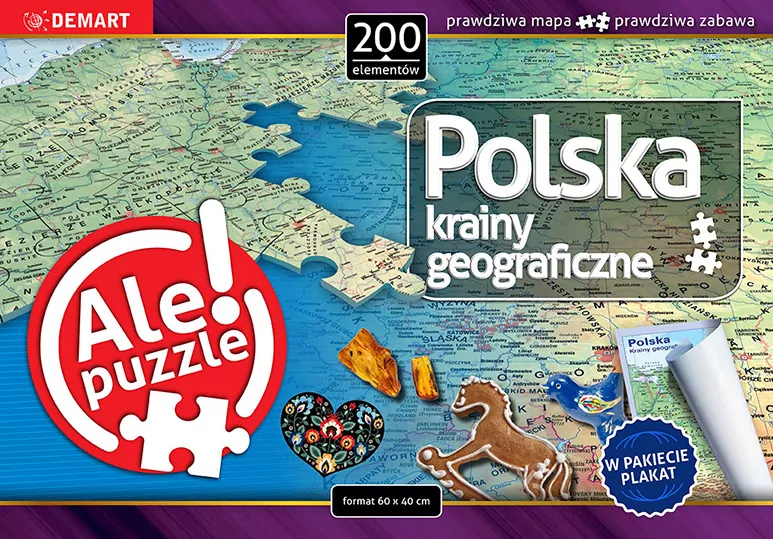 Puzzle. Polska. Krainy geograficzne - tantis.pl